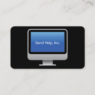 Computer Monitor Business Card