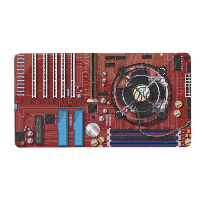 Computer Motherboard (Front)