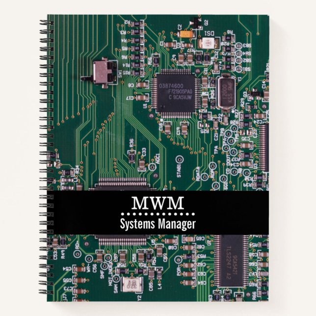 Computer Motherboard IT Technology Notebook (Front)