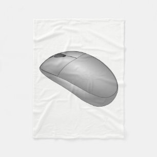 Computer Mouse Fleece Blanket