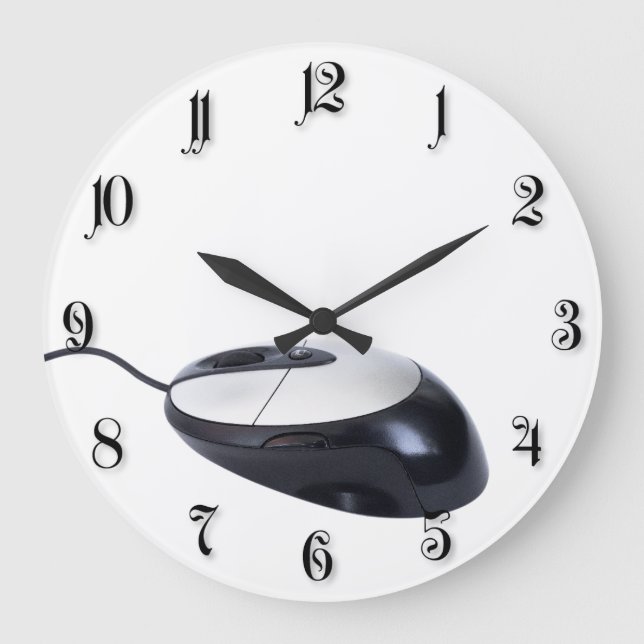 Computer mouse large clock (Front)