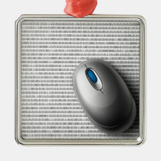 Computer mouse metal tree decoration