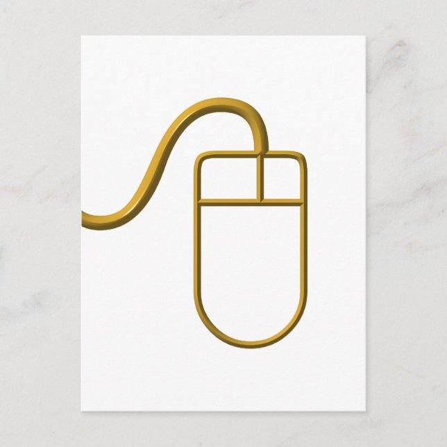 Computer Mouse Postcard (Front)