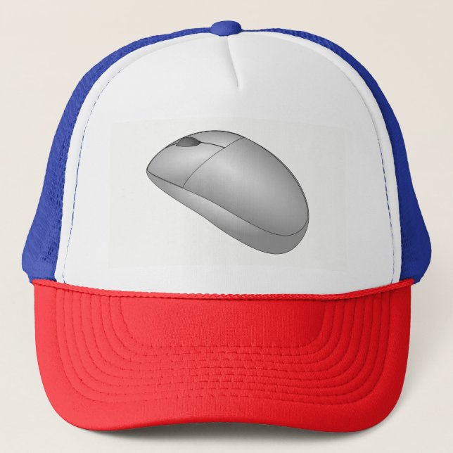 Computer Mouse Trucker Hat (Front)