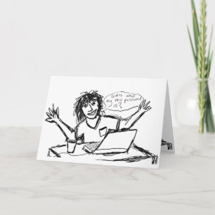 Computer Nerd Humourous Card