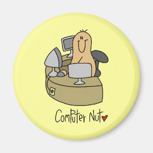 Computer Nut T-shirts and Gifts Magnet