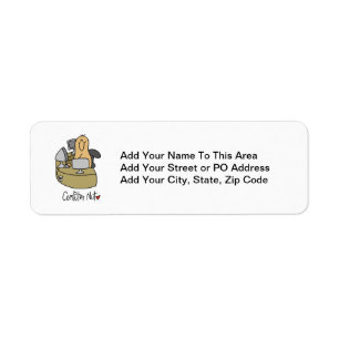 Computer Nut T-shirts and Gifts Return Address Label