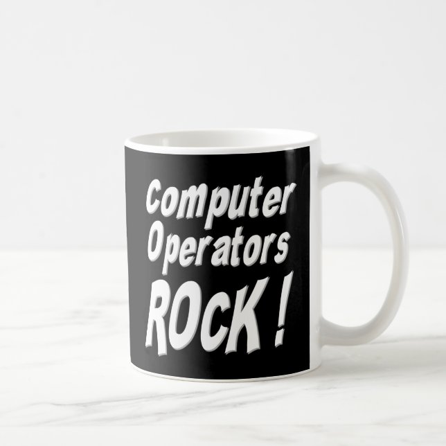 Computer Operators Rock! Mug (Right)