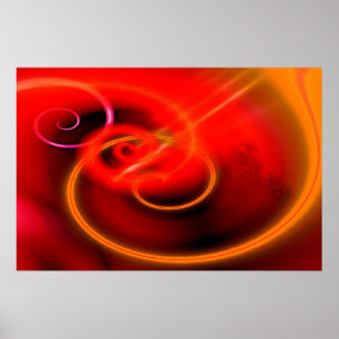 Computer Painting Abstract Digital Canvas Print