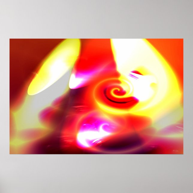 Computer Painting Digital Abstract Print (Front)