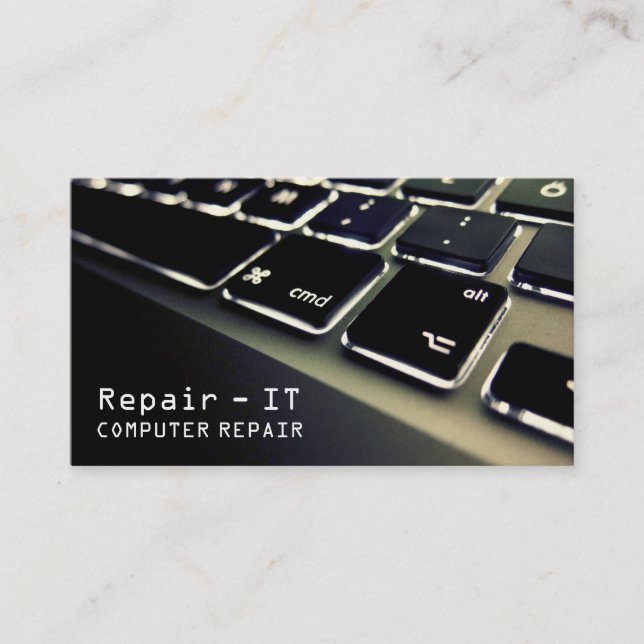 Computer, PC, Electronics Repair Business Card (Front)
