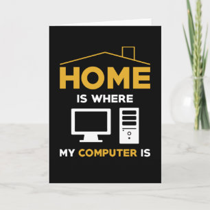Computer Pc Nerd Sayings Funny Gift Card