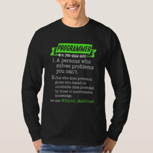 Computer Programmer Apparel Wizard For Computer Ne T-Shirt