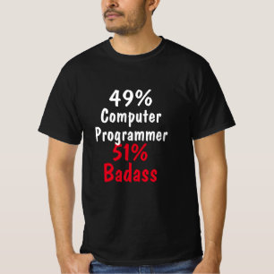 Computer Programmer Badass T-Shirt