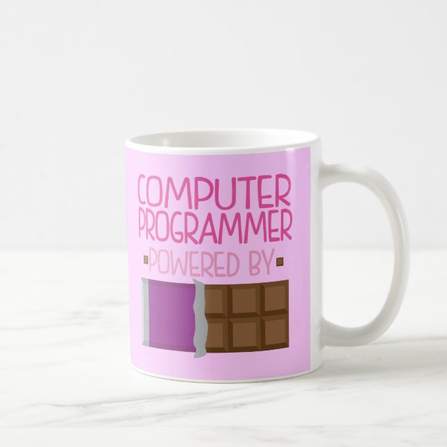 Computer Programmer Chocolate Gift for Her Coffee Mug (Right)