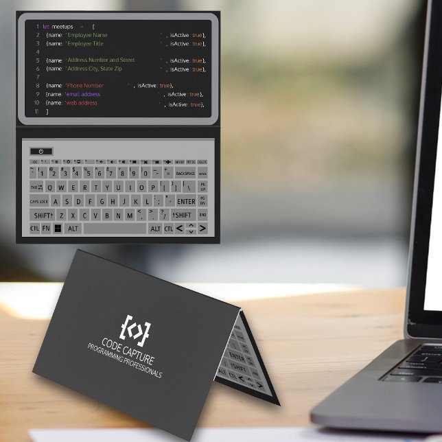 Computer Programmer | Coder Business Card (Creator Uploaded)
