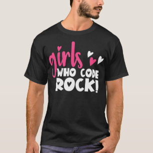 Computer Programmer Girls Coding Web Designer T-Shirt