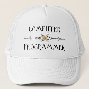 Computer Programmer Line Trucker Hat