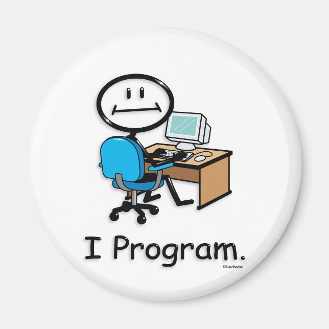 Computer Programmer Magnet (Front)