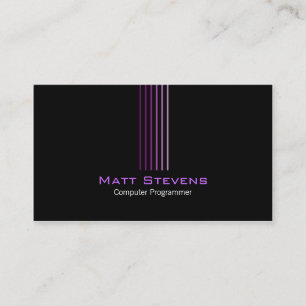 Computer Programmer Simple Business Card