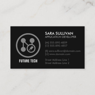 Computer Programmer Technology Business Card