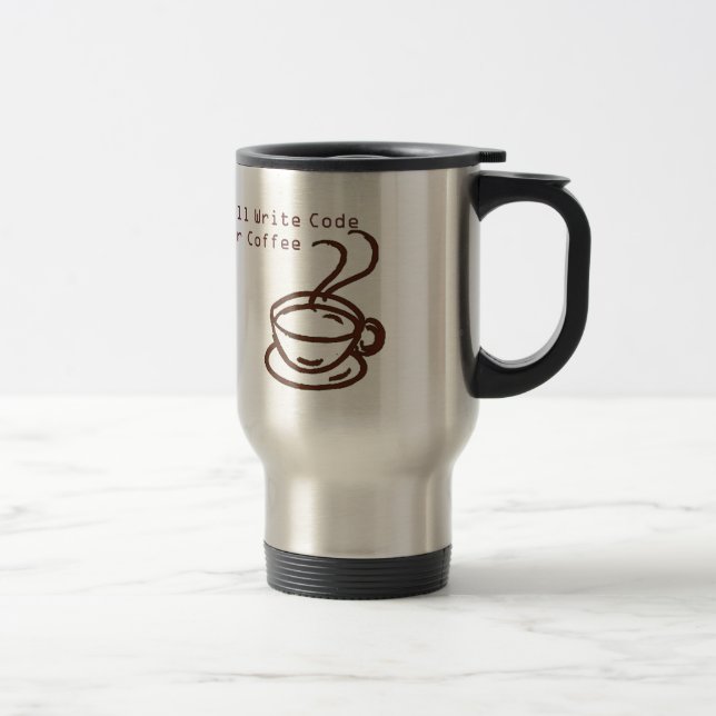 Computer Programmer Travel Coffee Mug (Right)