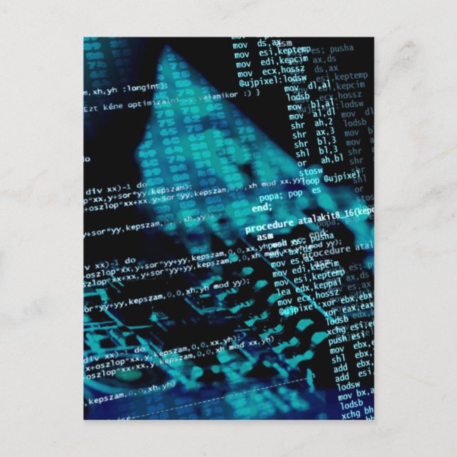 Computer Programming Postcard (Front)