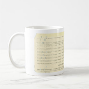 Computer Punch Card Mug