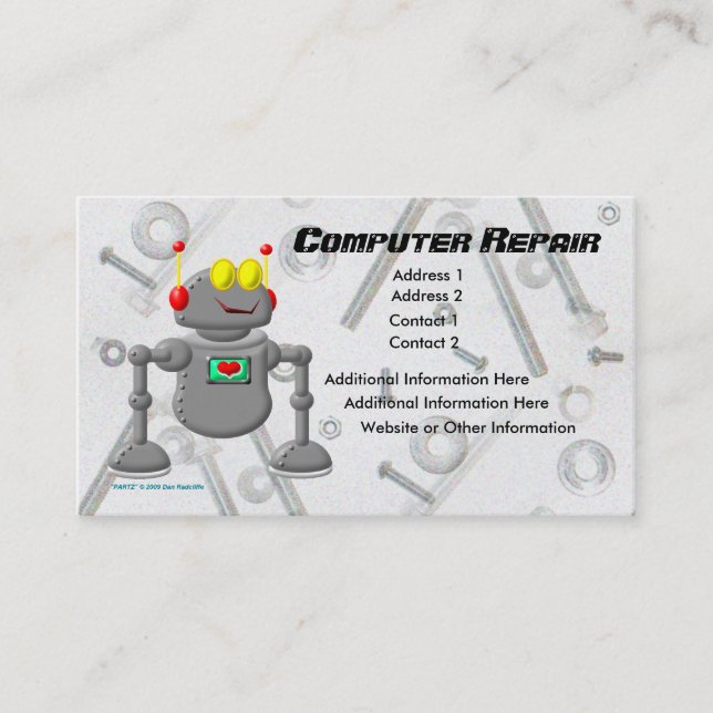 Computer Repair Business Card (Front)