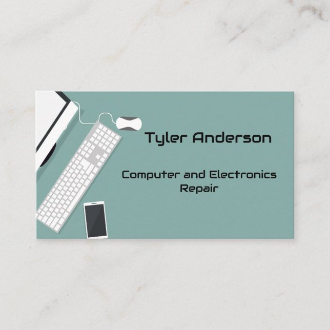 Computer Repair Business Card (Front)