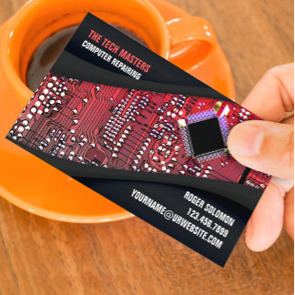 Computer Repair Business Card Template