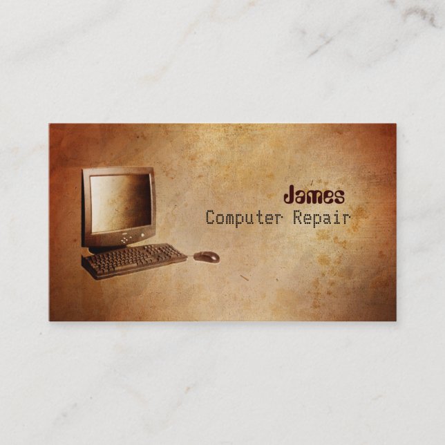 Computer Repair Business Cards (Front)