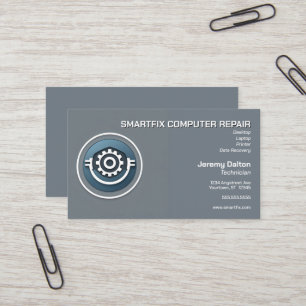 Computer Repair Computer Builder  Data Recovery  Business Card
