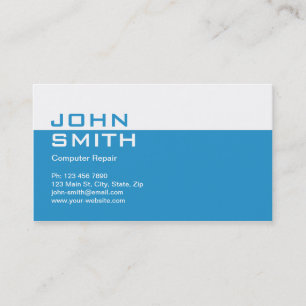Computer Repair Modern Professional Plain Simple Business Card