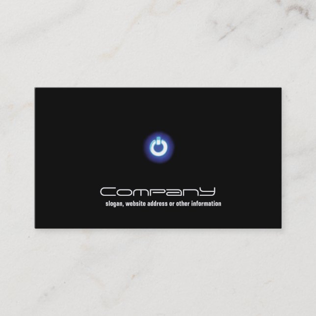 Computer Repair PC Technician Business Card (Front)