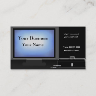 Computer Repair Service Business Card