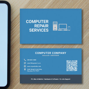 Computer Repair Services Business Card