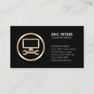 Computer Repair Technician Business Card