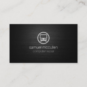 Computer Repair Technology Icon Business Card