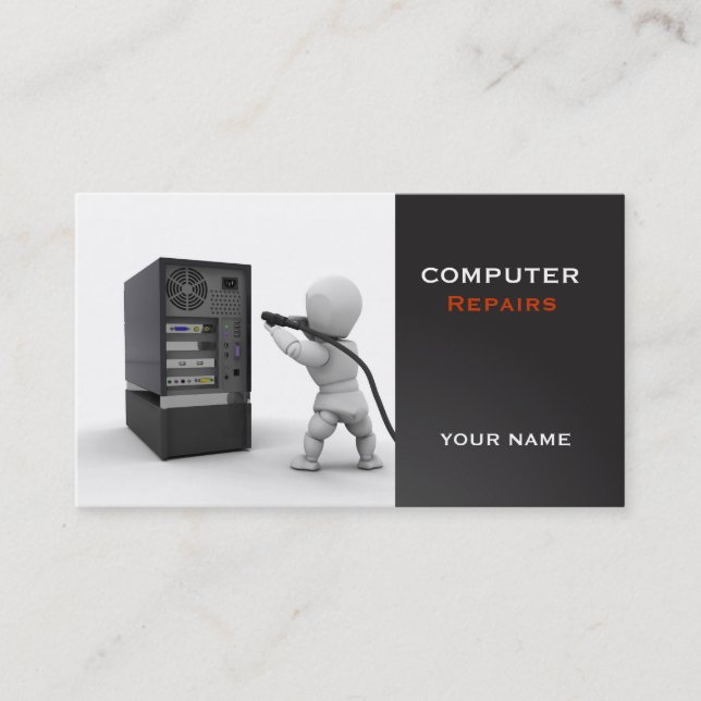 Computer Repairs Business Card (Front)
