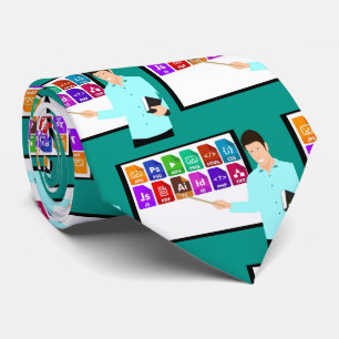 Computer School Teacher Necktie