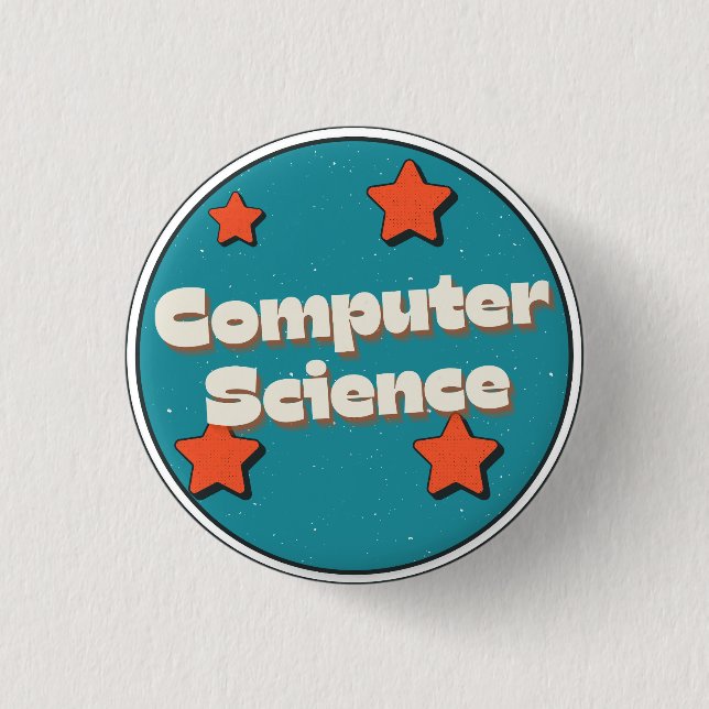 Computer Science 3 Cm Round Badge (Front)