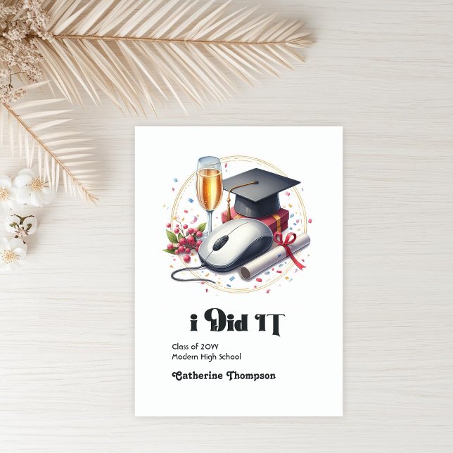 Computer Science and Information Graduation Photo Announcement (Computer Science and Information Graduation Photo Announcement)