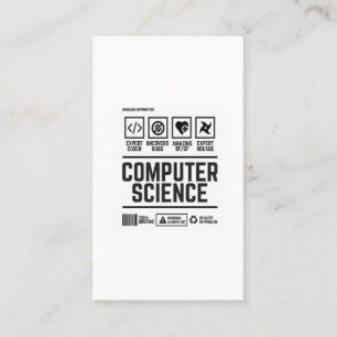 computer science business card