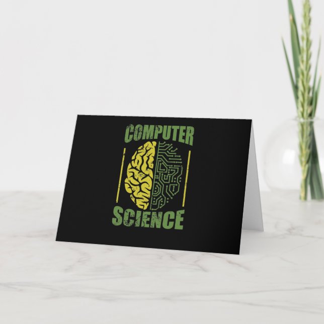 Computer Science Informatiker Software Card (Front)