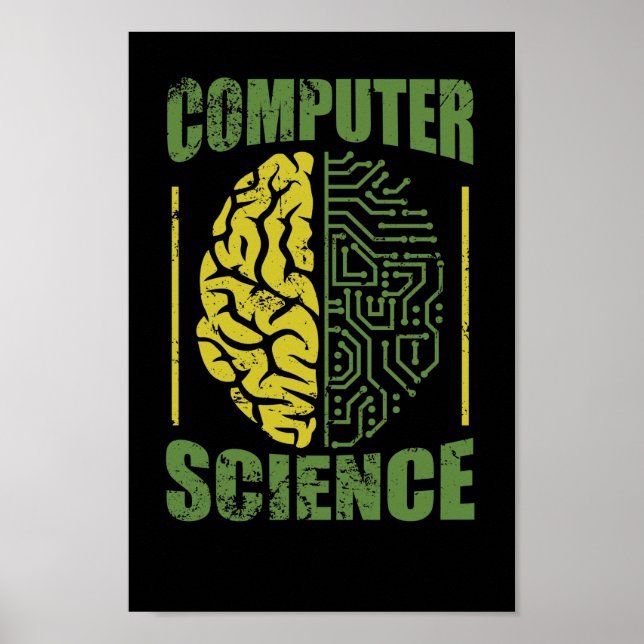 Computer Science Informatiker Software Poster (Front)