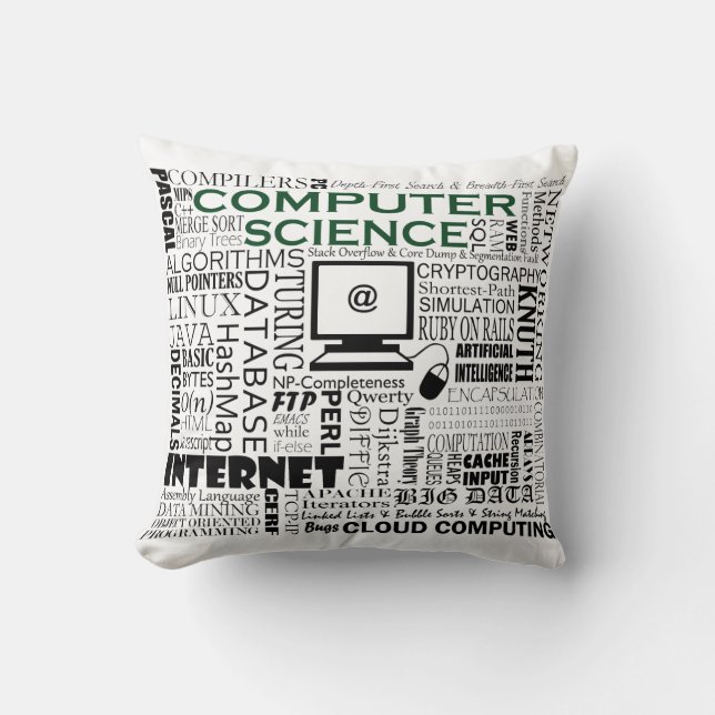 Computer Science pillow (Front)
