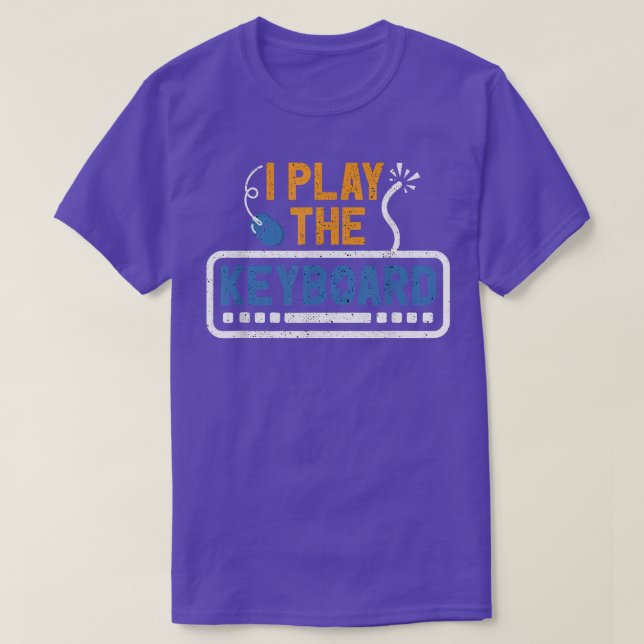 Computer Science Play Keyboard Techie Programmer C T-Shirt (Design Front)