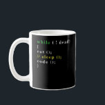 Computer Science Python Programmer Eat Code Sleep Coffee Mug<br><div class="desc">Know someone who would love this tee? Buy it for them as a gift. Perfect to be worn at hackathons,  at a software development job,  or at a home office.</div>