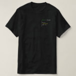 Computer Science Python Programmer Eat Code Sleep T-Shirt<br><div class="desc">Know someone who would love this tee? Buy it for them as a gift. Perfect to be worn at hackathons,  at a software development job,  or at a home office.</div>
